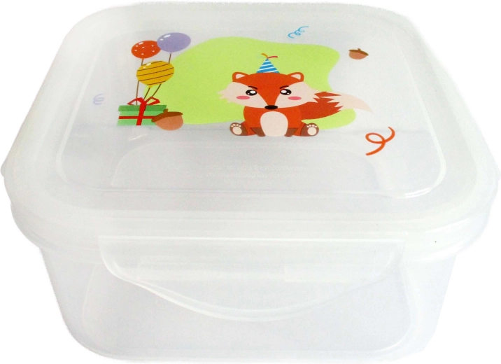 Plastic voedseldoos Vos 760 ml