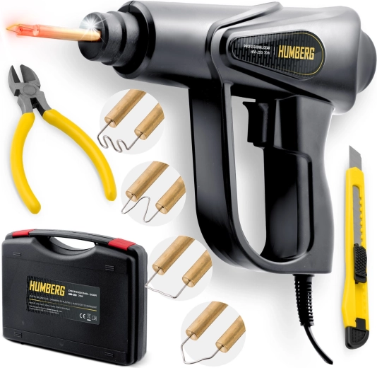 Kunststoflasapparaat 70 W HUMBERG HM-293 in koffer