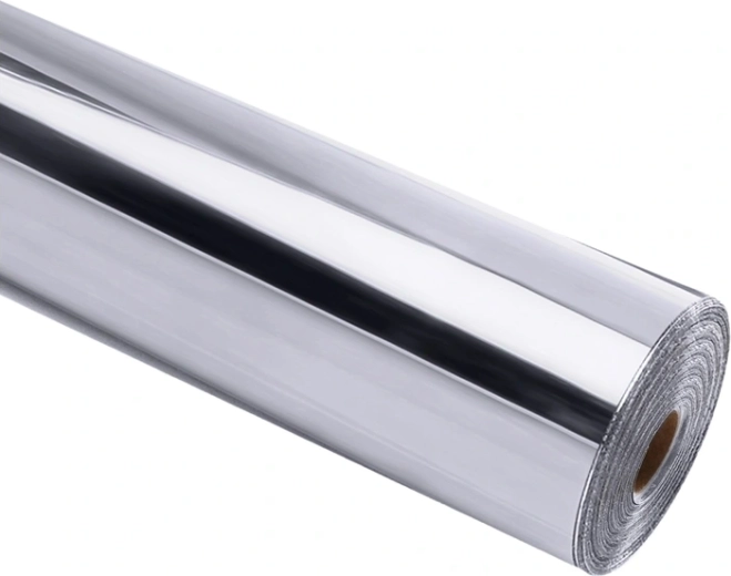 Zelfklevende folie HTVRONT Chrome Metallic zilver 30,5 × 90 cm