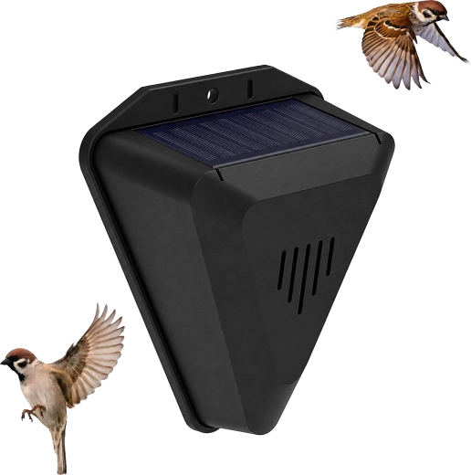 Zonne-energie vogel- en plaagdierenverjager