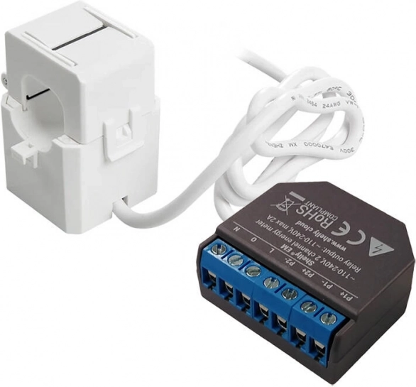 Shelly EM Set met 50A Transformator voor Energie­meting