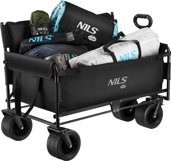 Opvouwbare campingwagen NILS Camp 140 l met bankje