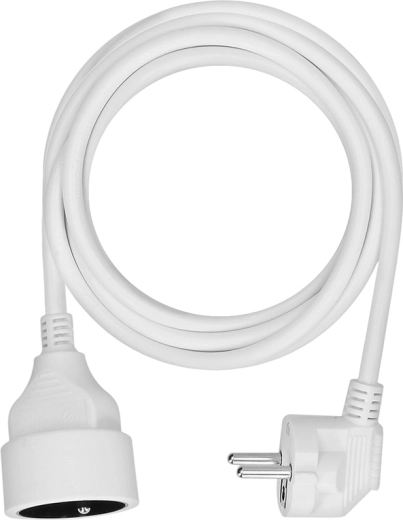 Solight verlengkabel 3 m met 1 stopcontact, 16 A, wit