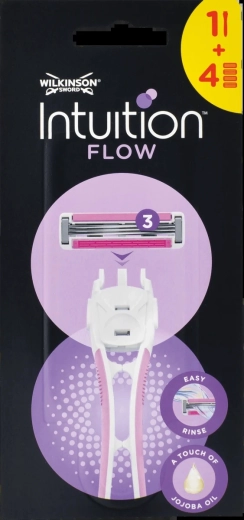 Dames scheermes Wilkinson Intuition Flow Hybrid, 4 mesjes