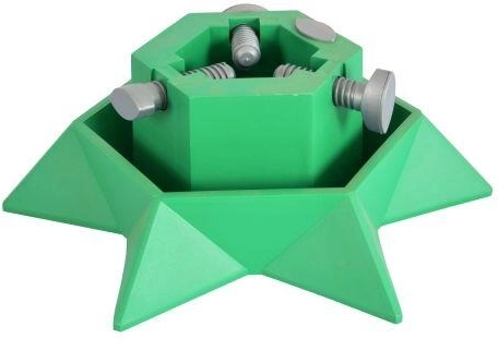 Plastic kerstboomstandaard SPACE voor kerstboom tot 2,5 m, diameter 39 cm