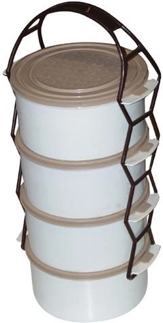 Etensthermos 4×1,5 l van kunststof