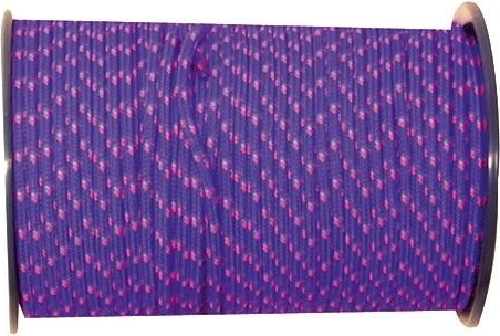 Polyester gebreide koord met kern 5 mm, kleurrijk, 100 m