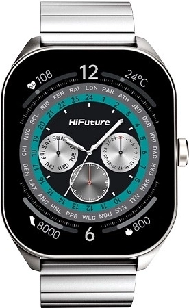 HiFuture FutureFit Apex smartwatch zilver