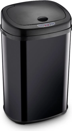 Lamart contactloze zwarte afvalbak 30 l