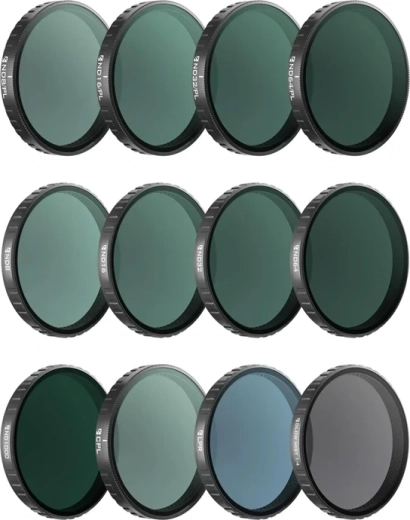 Freewell-filterset voor Osmo Action 6 Mega Kit – 12-delig