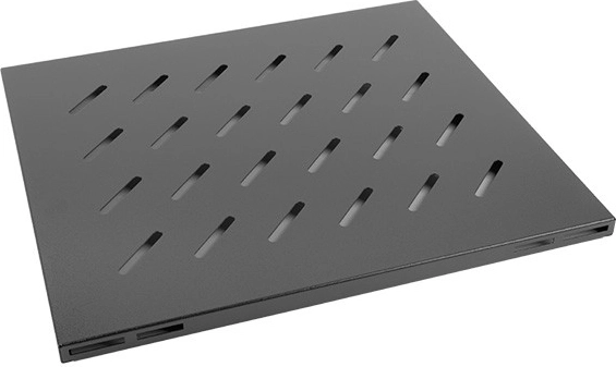 Vaste plank voor 19'' rack zwart 1U 465x500mm