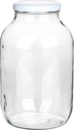 Glazen inmaakpot Twist 4 l met schroefdeksel 100 mm