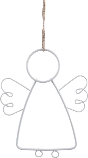 Hangende metalen engel – subtiele decoratie