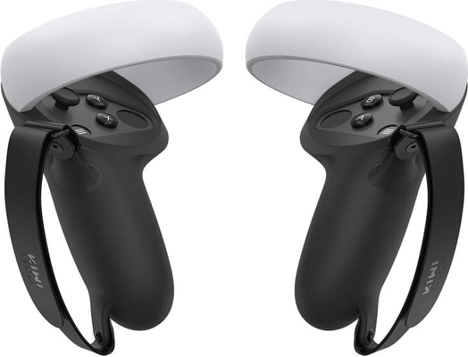 Kiwi Design beschermhoezen met handgreep voor META QUEST 2 – zwart