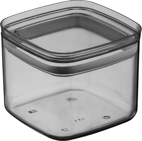 Kunststof bakje met deksel 700 ml