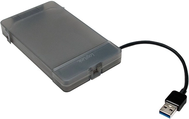 LogiLink USB 3.0-adapter voor 2,5" SATA-schijf met beschermhoes