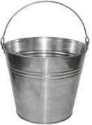 Verzinkte emmer 12 l