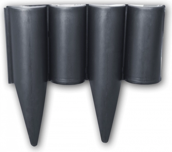 Kunststof palissade PALGARDEN grijs 12,5 cm x 2,5 m