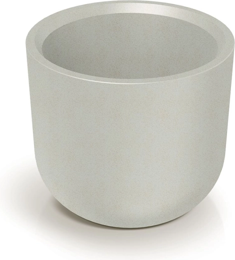 Bloempot Molta Round High 40 cm – zandkleur