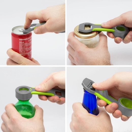 Multifunctionele flesopener 4-in-1