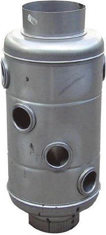 Warmtewisselaar voor rookgasafvoer Klasik 130/132 × 450 mm, staal