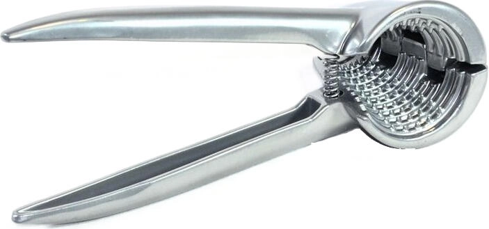 Notenkraker Tijger 18 cm van gepolijst aluminium