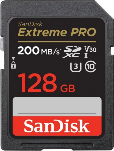 SanDisk Extreme Pro SDXC-geheugenkaart 128 GB UHS-I U3