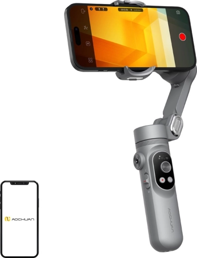 AOCHUAN Smart X stabilisator voor smartphone grijs