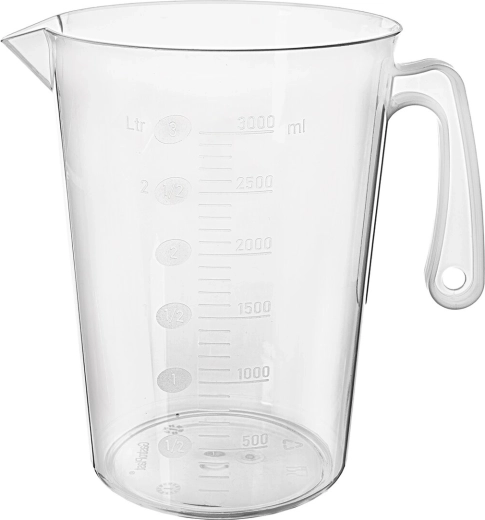 Gastro maatbeker van polypropyleen 3 l