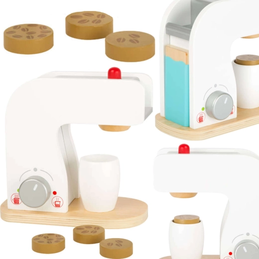 Houten koffiemachine voor kinderen