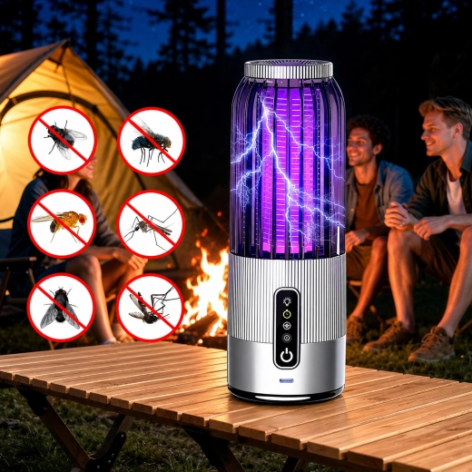 Hangende elektrische insectendoderlamp met timer - 1 stuk