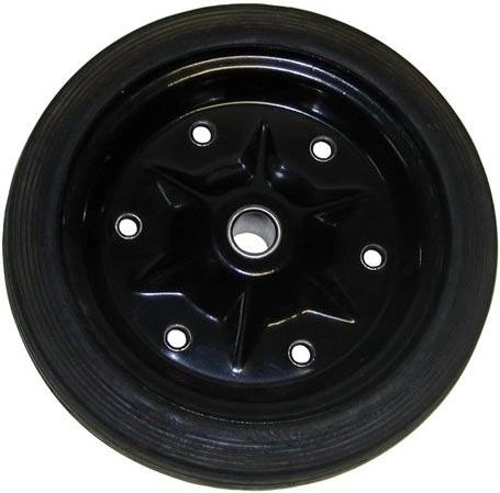Vol massief wiel 350 mm met metalen velg, glijlager