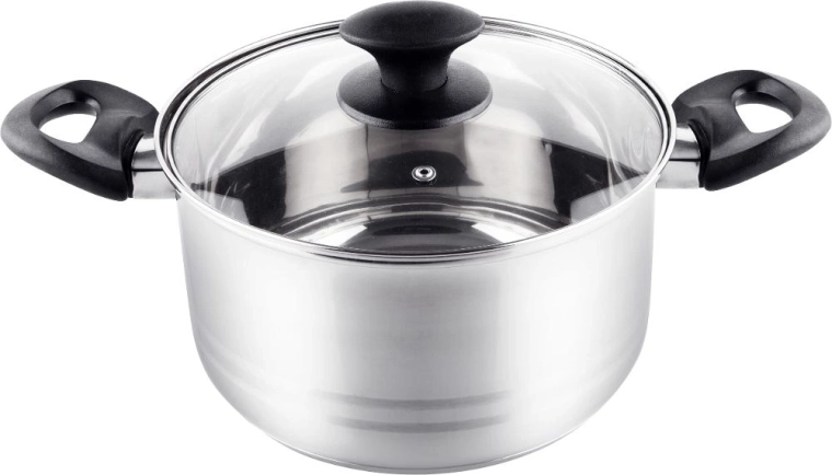 Lamart steelpan met deksel Leger 20 cm, 3,5 l