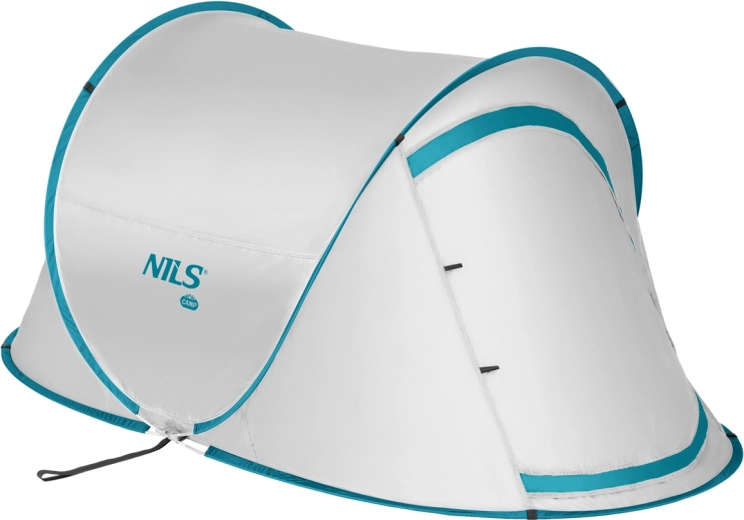 Zelfopzettend strandtentje NILS Camp, grijs