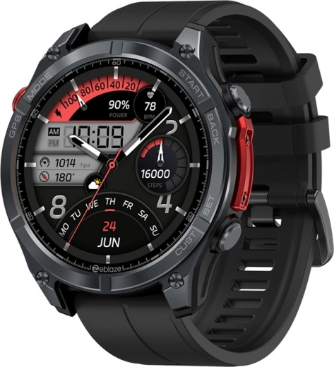 Slimme horloge Zeblaze Stratos 4 zwart