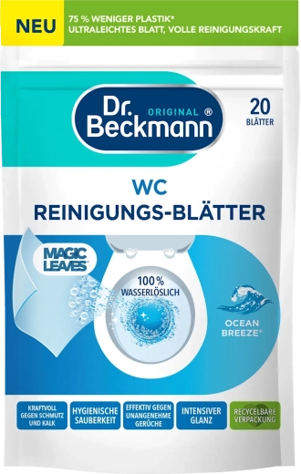 Dr. Beckmann toiletreinigingsdoekjes Ocean Breeze, 20 stuks