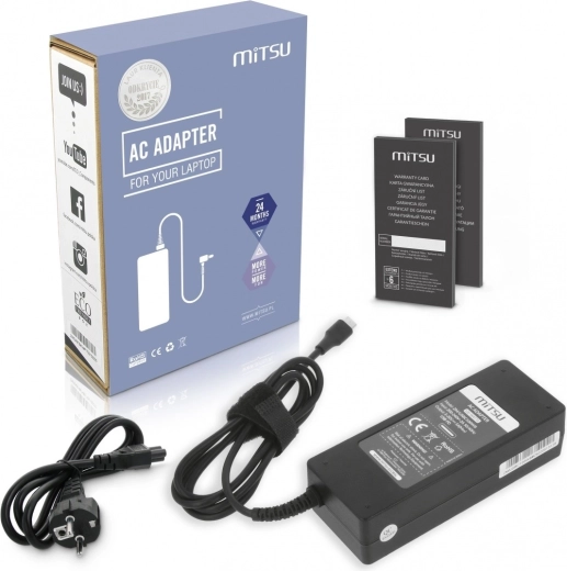 Mitsu USB‑C PD-voedingsadapter 100 W voor laptop