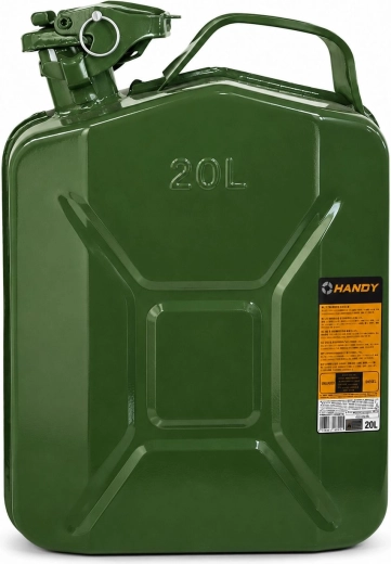 Stalen jerrycan voor brandstof 20 l