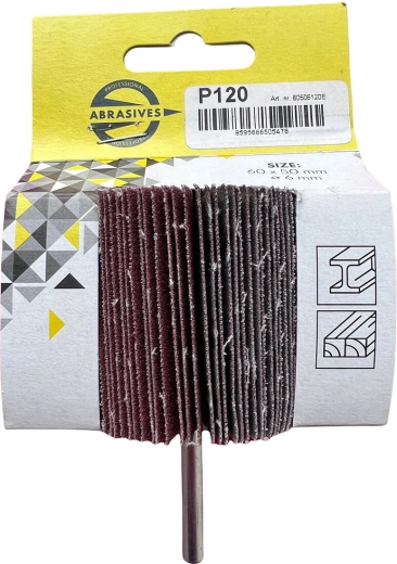 Lamellenschijf met schacht 40 × 20 × 6 mm, korrel 100