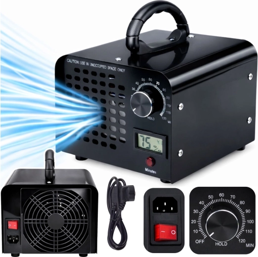 Ozon generator LEAN 60.000 mg/h met LCD en timer