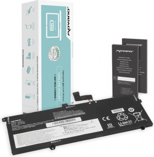Movano batterij voor Lenovo ThinkPad X13, X390 en X395 (48 Wh)