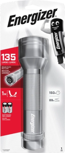 Energizer metalen LED zaklamp 2× D