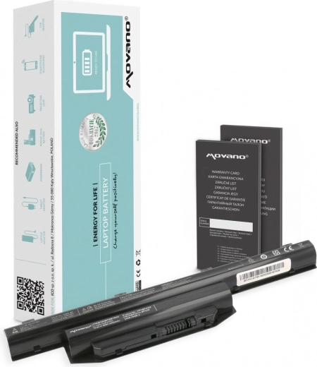 Movano-batterij voor Fujitsu Lifebook E744 en E753 4400 mAh 48 Wh