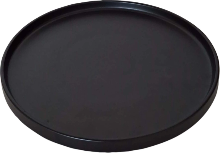 Dinerbord 26 cm zwart mat Kitchisimo