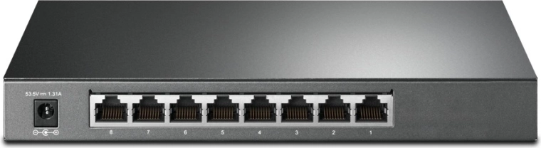 Slimme gigabit-switch TP-LINK JETSTREAM, 8 poorten (4× PoE+)