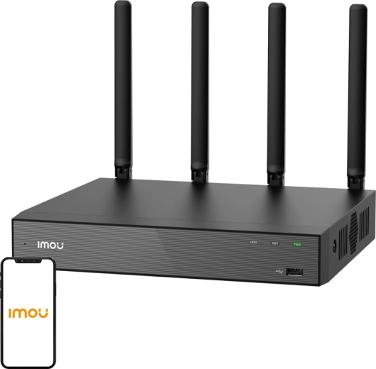 Imou Wi‑Fi IP-videorecorder 18-kanaals (Wi‑Fi 6, 4K, H.265, tot 16 TB)