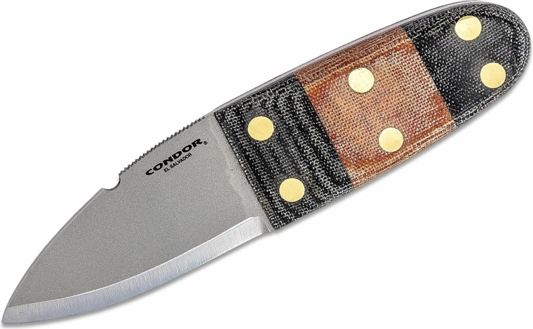 Dolk Condor Primitive Bush 6,7 cm, micarta, leren schede
