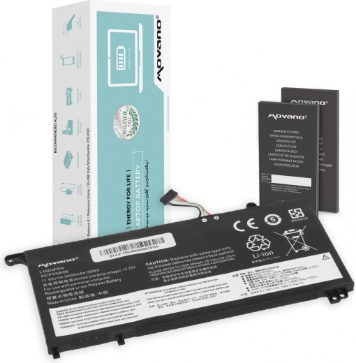 Movano L19M3PDA-accu voor Lenovo ThinkBook 14/15 G2–G5 (IAP/ITL/ACL/ABA) 3000 mAh 35 Wh
