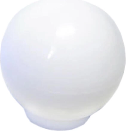 Witte kunststof meubelknop Rotan 30 mm