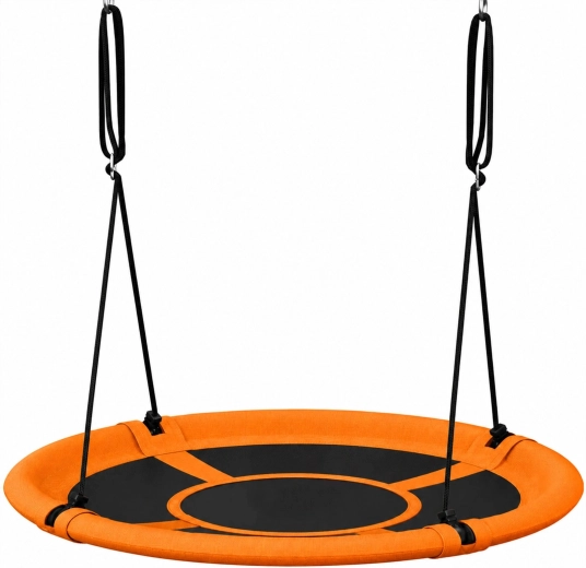 Kinderschommel voor in de tuin, vogelnest Renew Force 100 cm, oranje